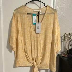 Brand new yellow top